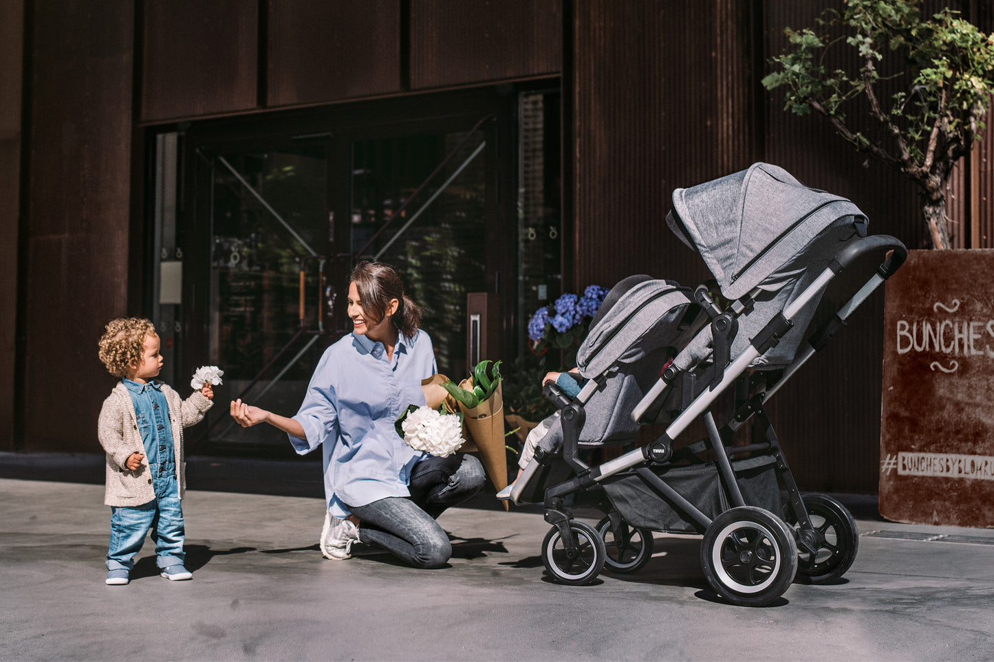 Sleek Stroller Black On Black