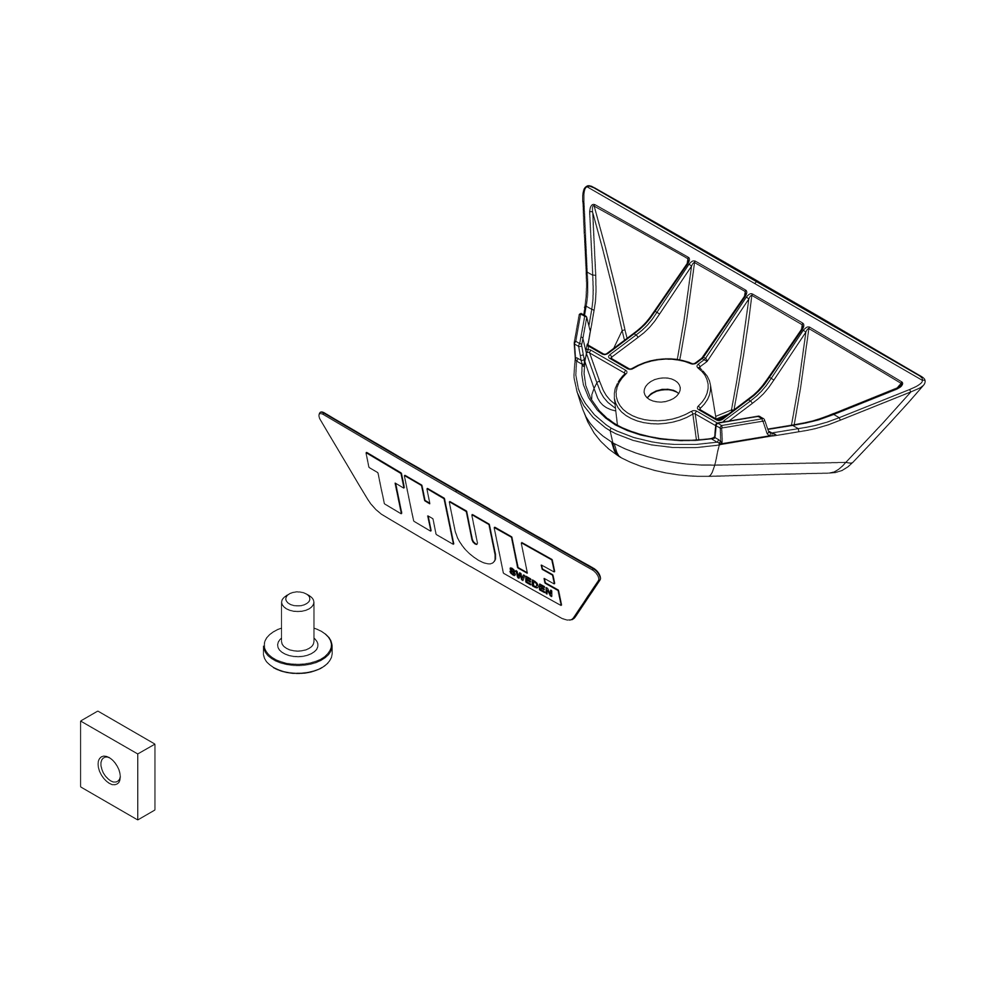 BACK LOGO + M8 NUTS & SCREWS