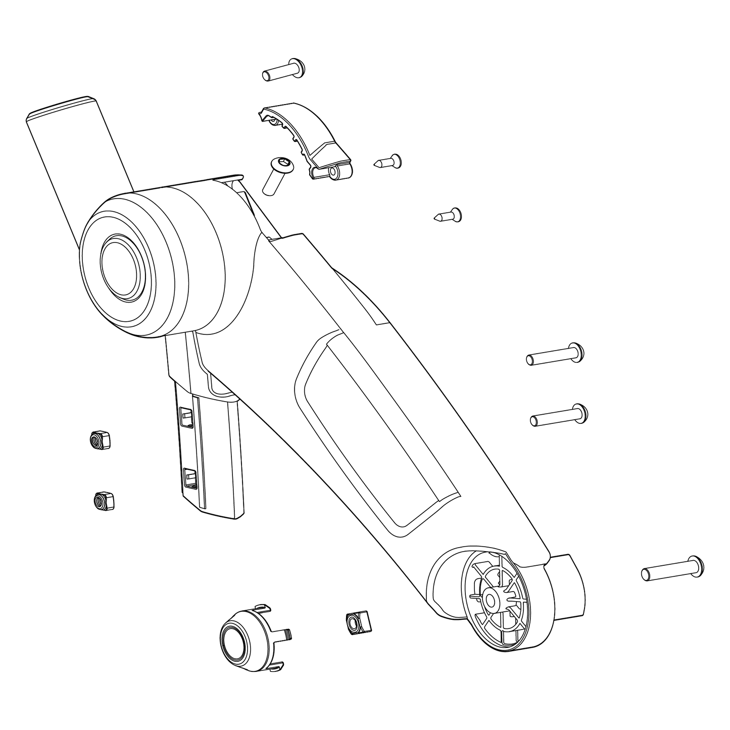 UPPER BRACKET LITE LEFT 17-X